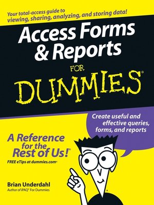 cover image of Access Forms & Reports For Dummies